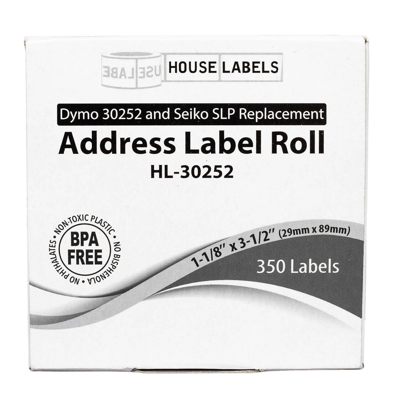 DYMO LW 30252 Direct Thermal Address Labels 1-1/8″ x 3-1/2″ Roll of 350