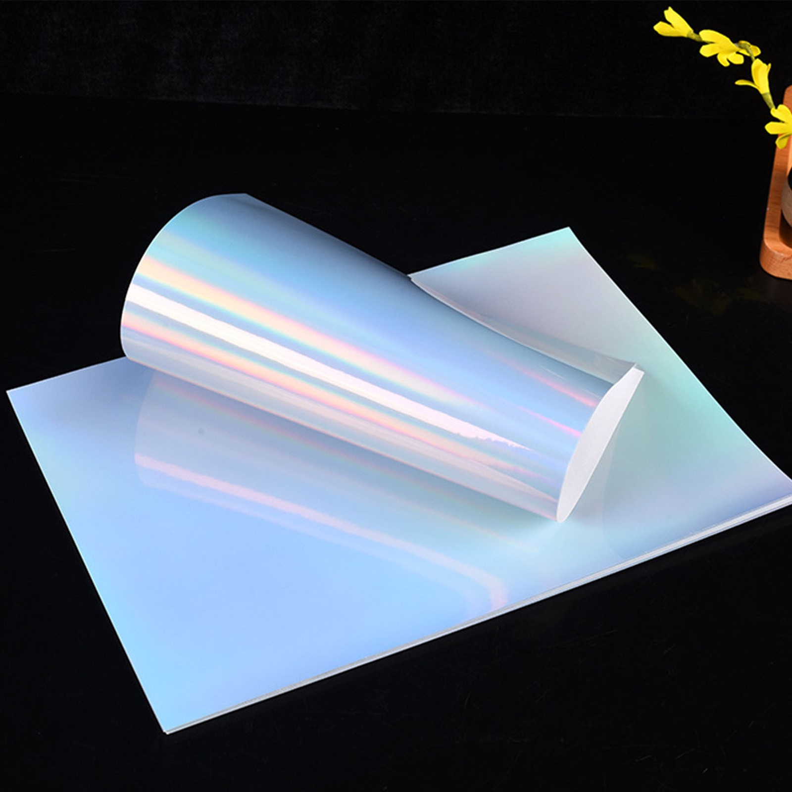 20Pcs Holographic Sticker Paper A4 Waterproof