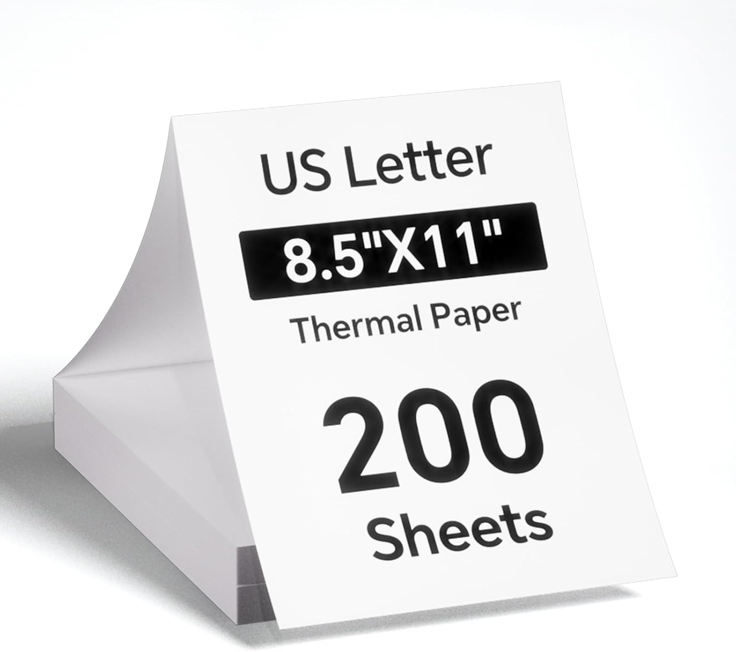 MT610 M832 Thermal Paper 8.5 X 11 200 Sheets for M08F-Letter, M832, M834