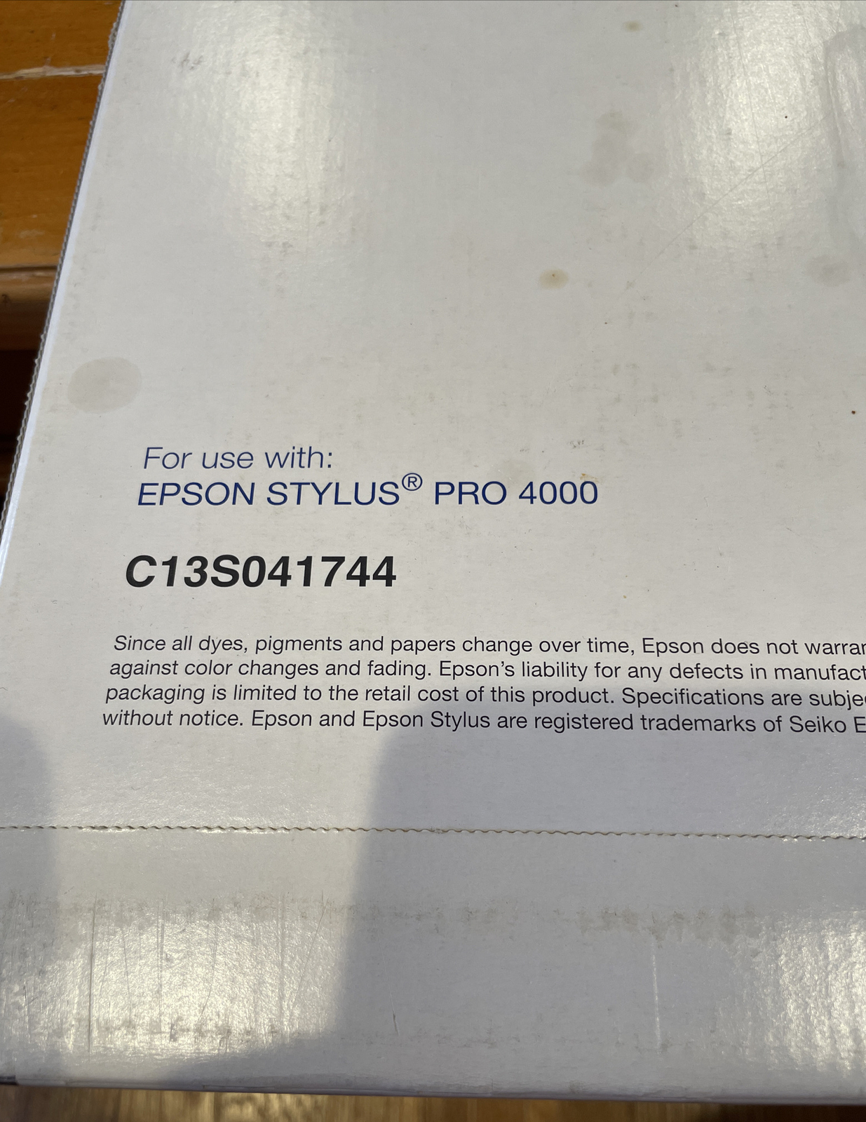 Epson Proofing Paper Commercial Semimatte 13 x 19″, 100 Sheets 7 mil S041744 NIB