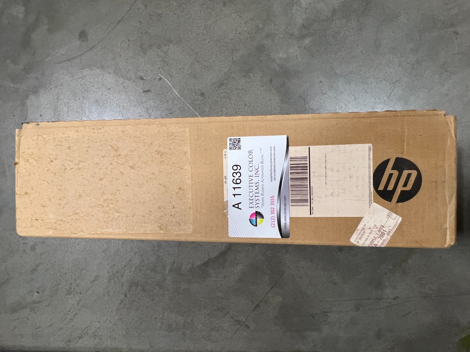 HP Bright White Inkjet Paper 24″ x 500′ Roll 4.7mil NEW IN BOX