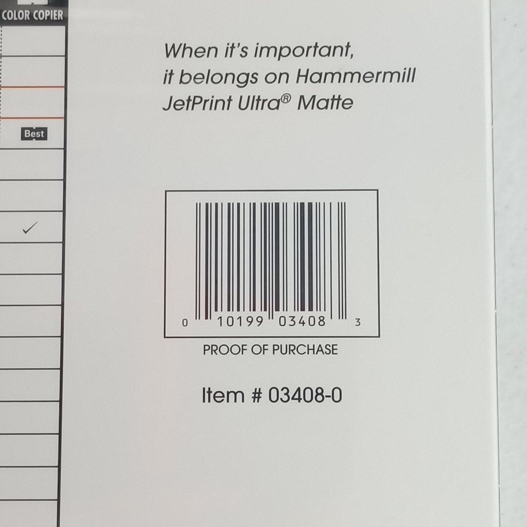 Hammermill Jet Print Ultra Matte Inkjet Paper 8.5″x11″ 100 Letter Sheets Coated