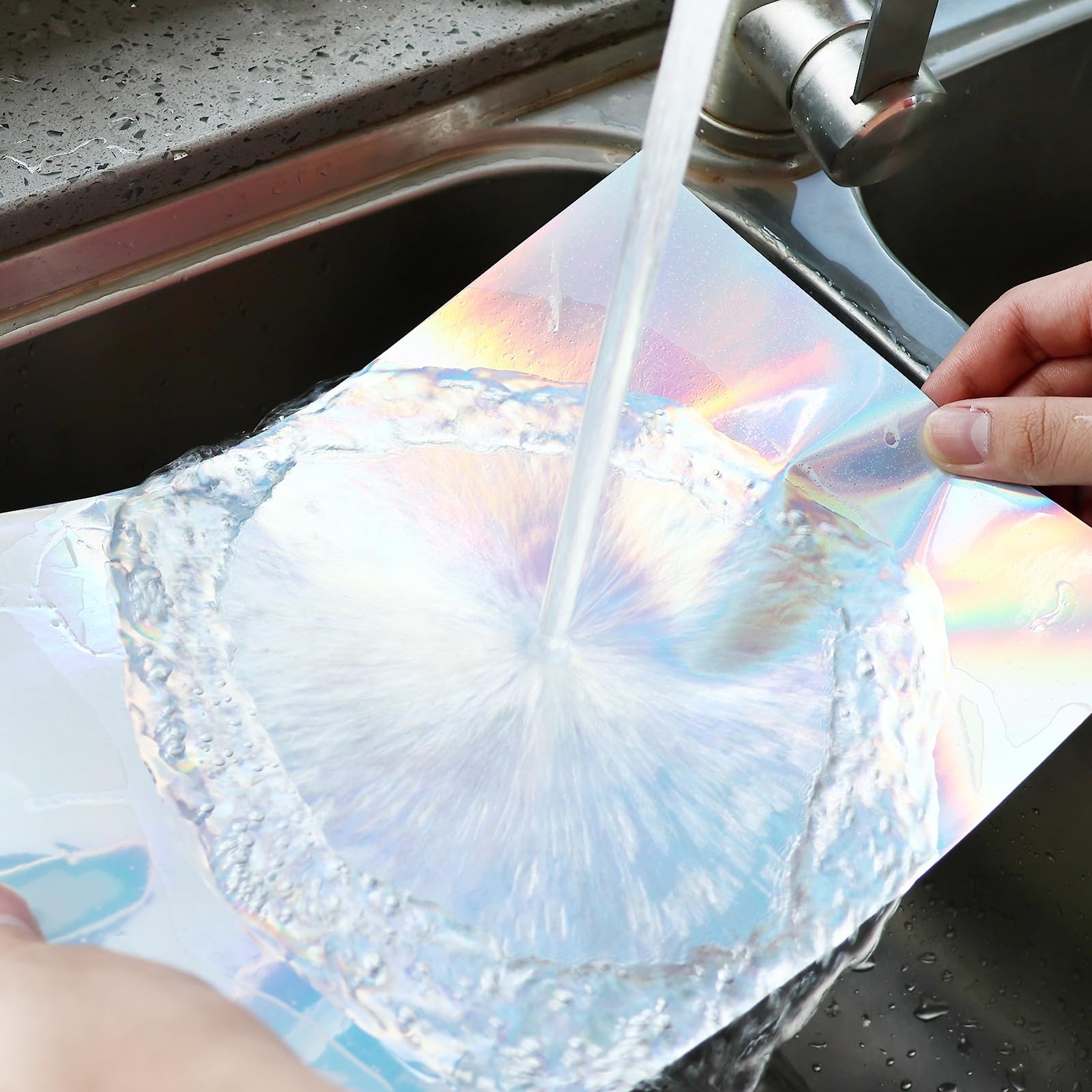 20 Sheets Printable Sticker Paper, A4, Waterproof Holographic Vinyl…