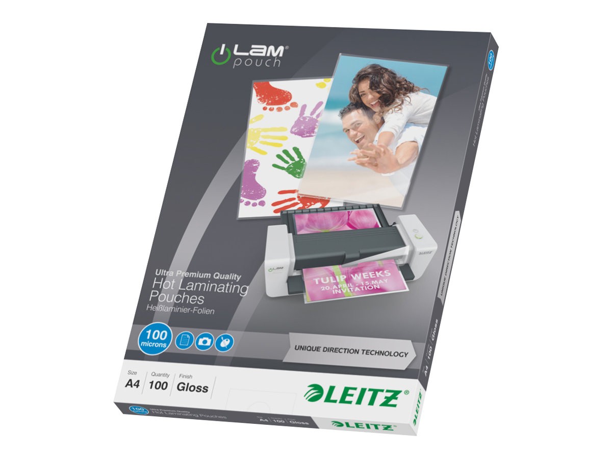 Esselte Leitz iLAM laminating film A4 100mic film thickness 100 100 74800000
