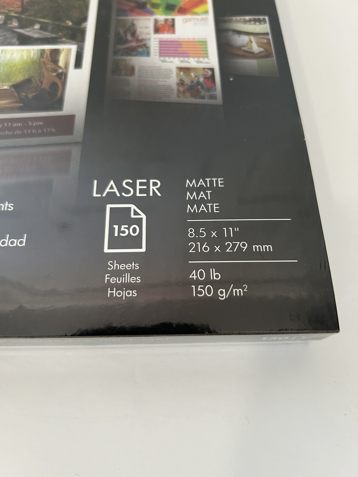 HP Color Laser Brochure Paper Q6543A 40lb/150G 150 Sheets