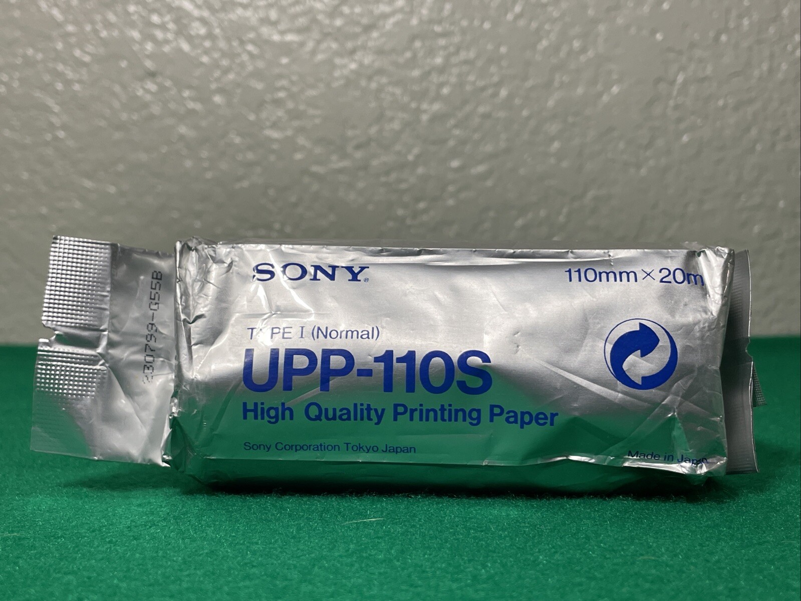 Genuine Sony UPP-110S Thermal Print Media Paper 1 Roll 110m X 20m Black Type I