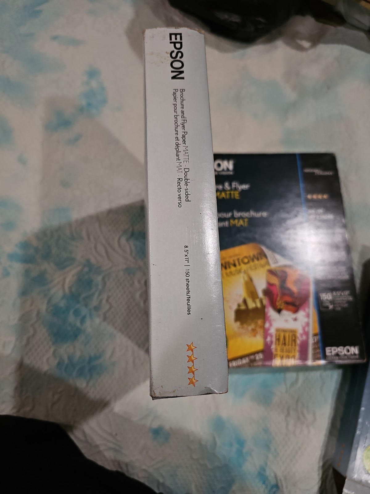 Set Of 2 EPSON BROCHURE AND FLYER PAPER MATTE 8.5″ X 11″