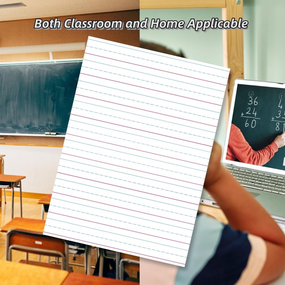 Dry-Erase Presentation Posters Set, Write & Wipe Charts Reusable Handwriting
