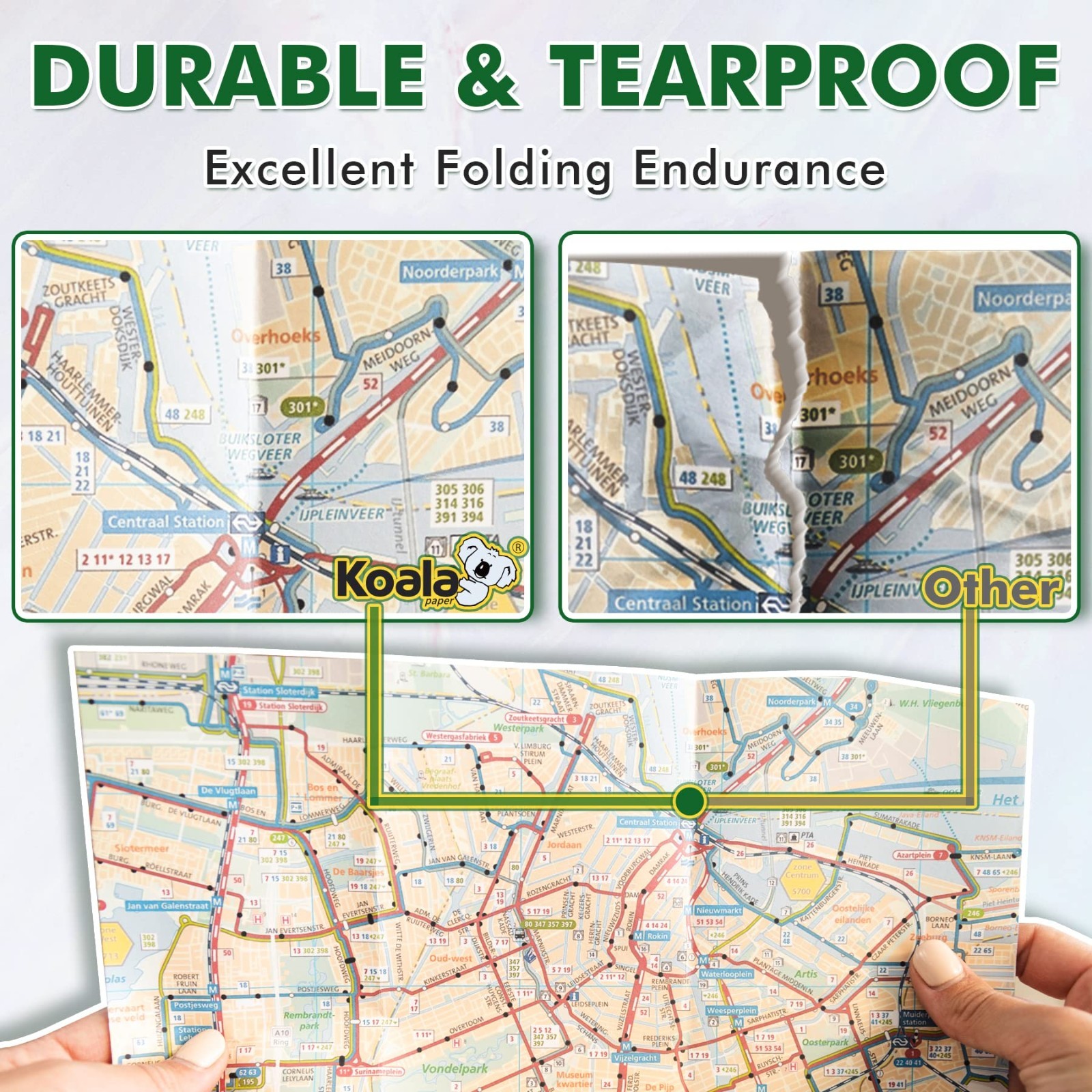 Waterproof Laser Printer Paper 11×17″ – Tearproof Matte Double-Sided Film, 25 Sh