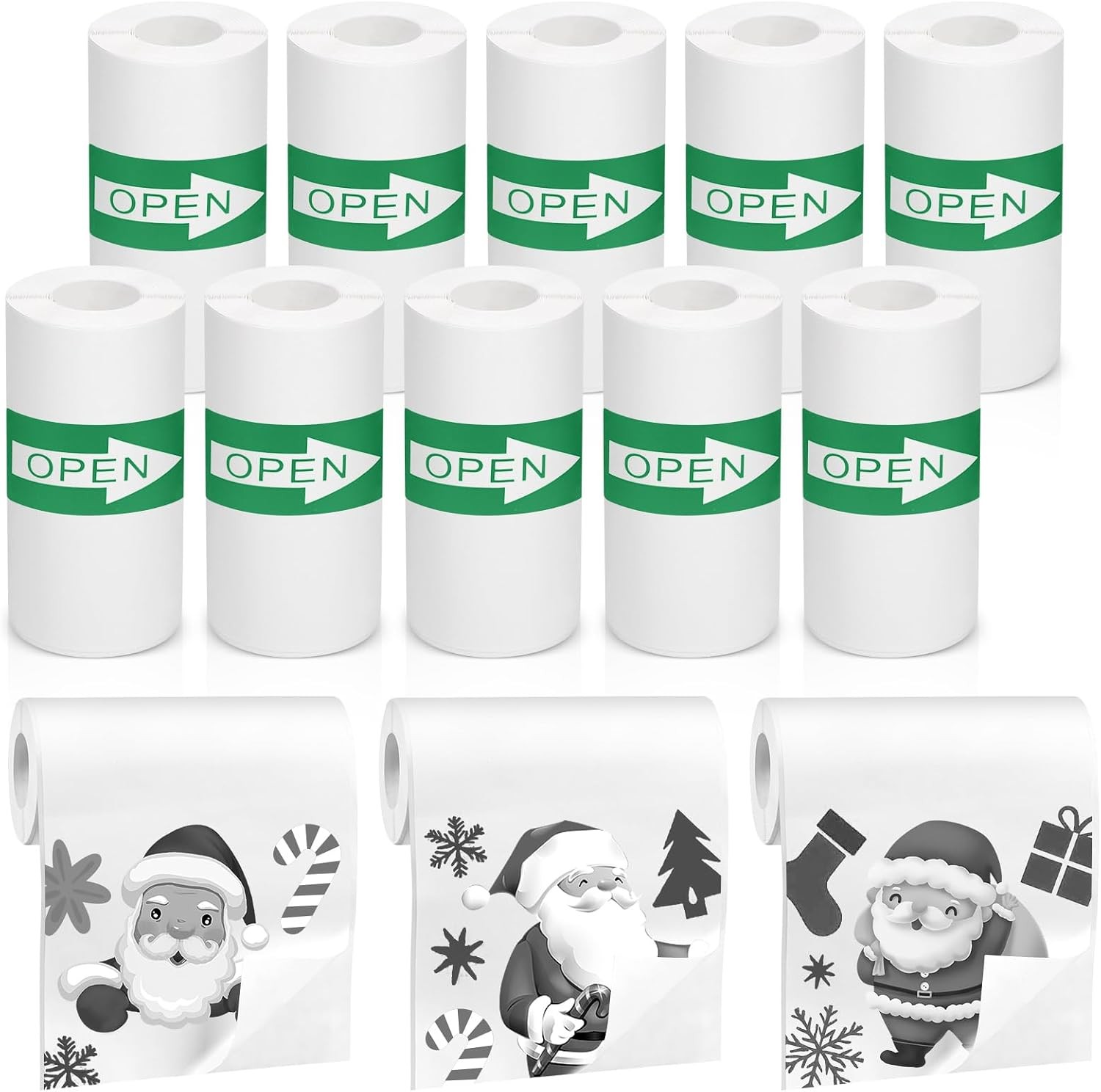10 Rolls Mini Thermal Printer Sticker Paper, Self-Adhesive Thermal Paper | 57 X