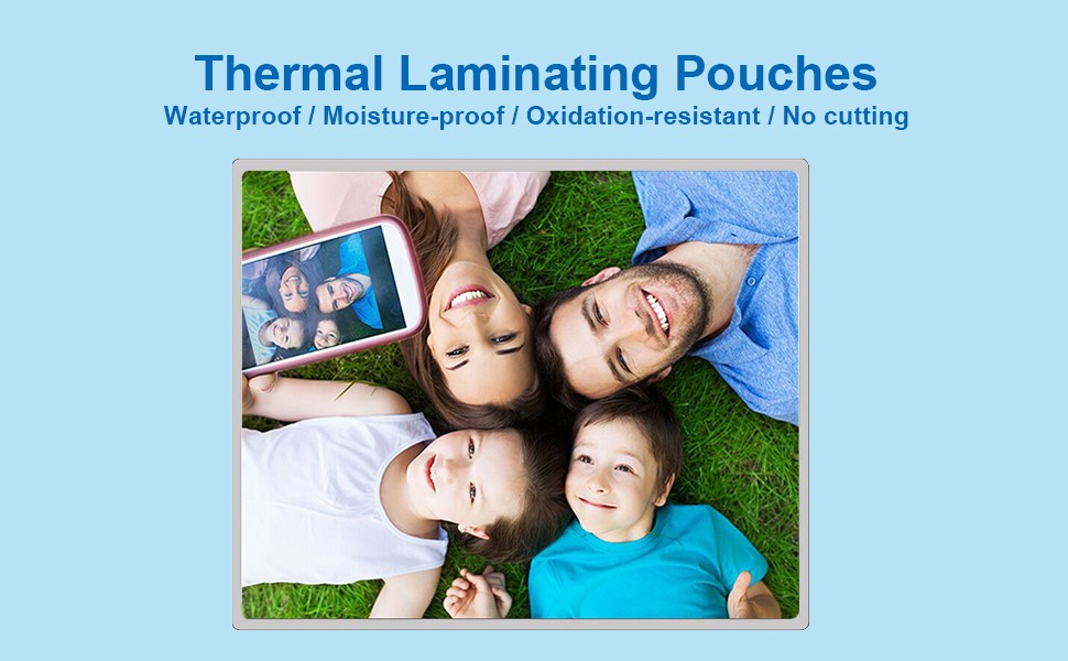 Thermal Laminating Pouches 8.9 x 11.4, 3Mil Thickness, Crystal Clear Finish, 200