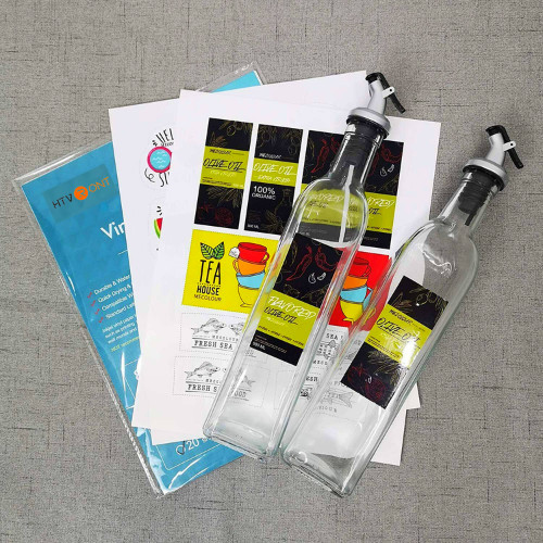 Glossy White Printable Vinyl Sticker Paper for Inkjet Laser Waterproof US STOCK!