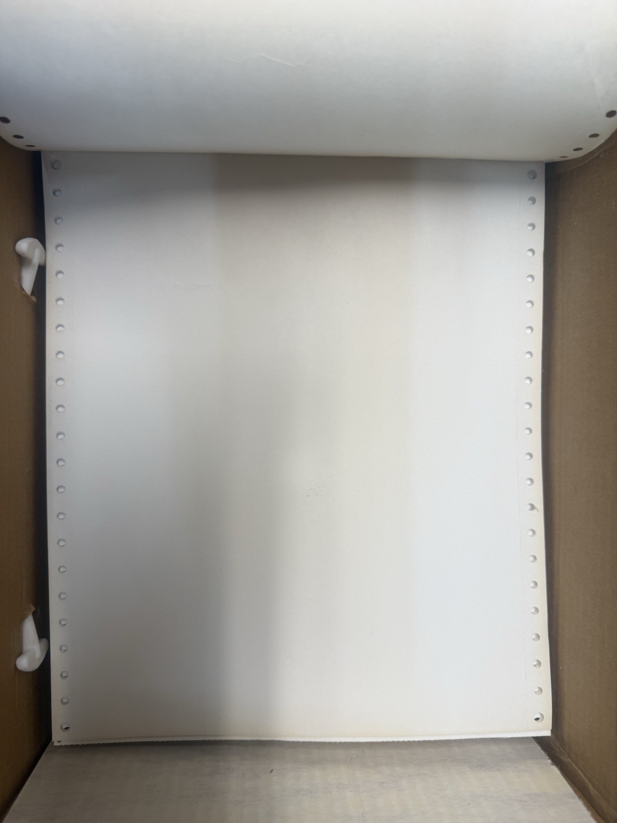 Dot Matrix Computer Paper Register Bond 9.5 X 11 Inch 50% Full Box Vintage