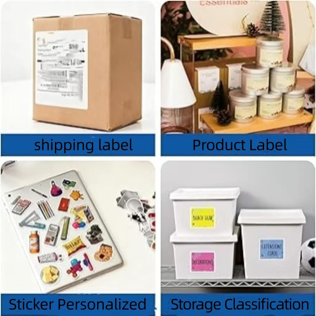 ZGBZCL Sticker Paper for Inkjet 40 Sheets 8.5″ x11” Matte White