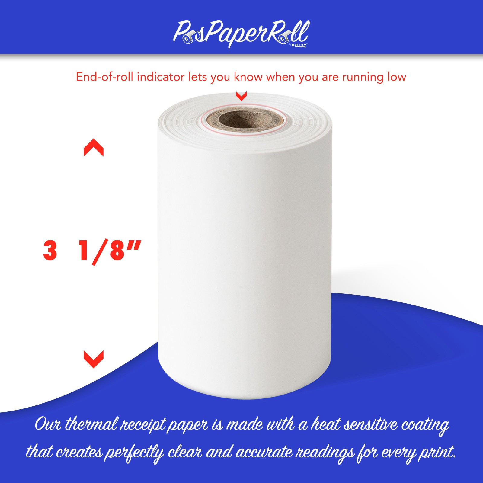 3-1/8″ x 119′ Thermal Paper for Star Micronics TSP100 TSP100ECO TSP100GT SCP700