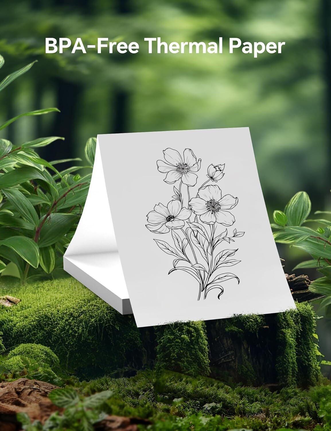 200 Sheets Thermal Printer Paper 8.5×11 US Letter MT610 For PRT/iDPRT/HPRT New