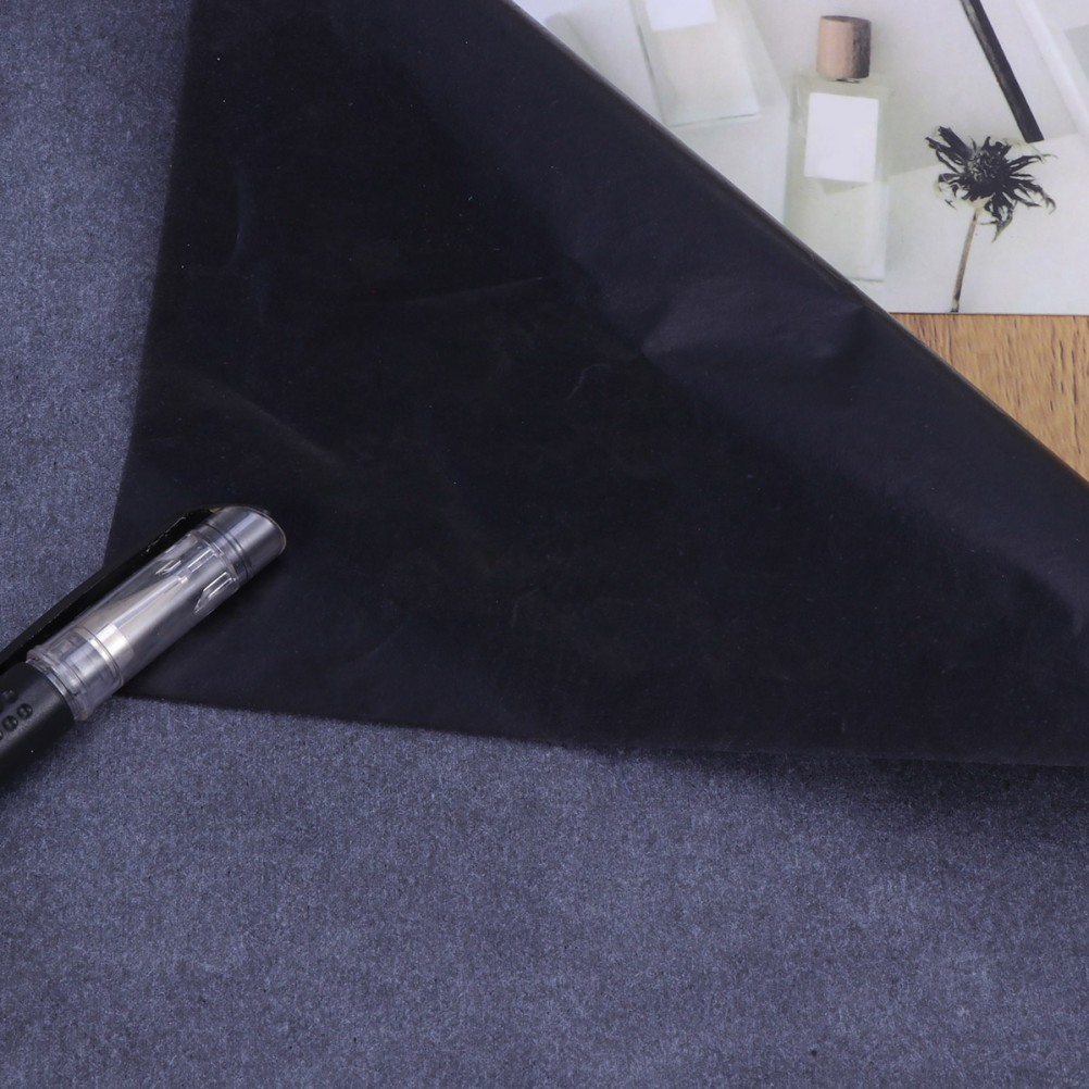 100pcs Transfer Tracing Graphite Carbon Paper for Painting Black Coated