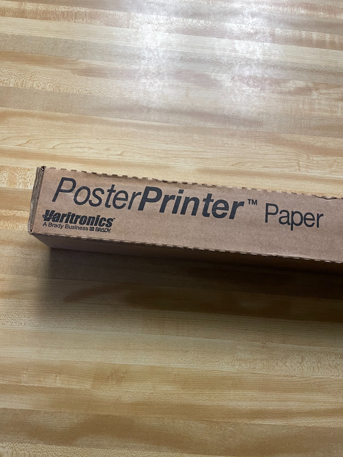 Poster Printer Paper by Varitronics Thermal Transfer Plus Black on White 23″