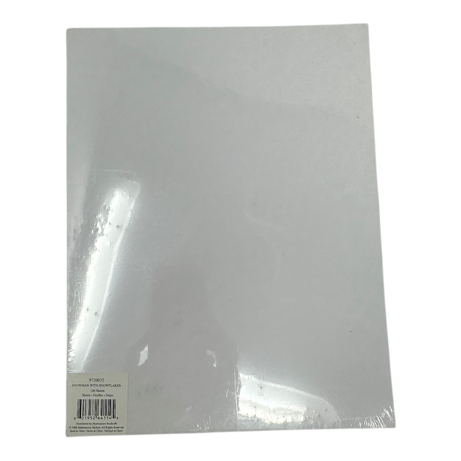 Great Papers Letterhead Snowflakes Snowman 100 Count Inkjet Copier Printer Paper