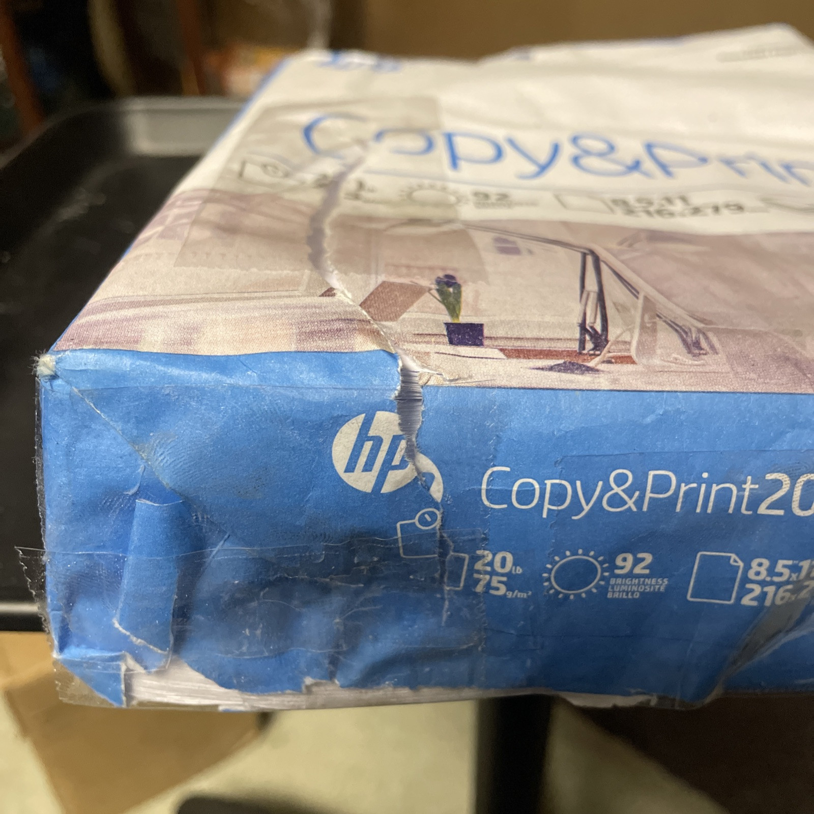 HP Office20 Printer Paper White Copy Print Letter Size 8.5″x11″ Paper-750 Sheets