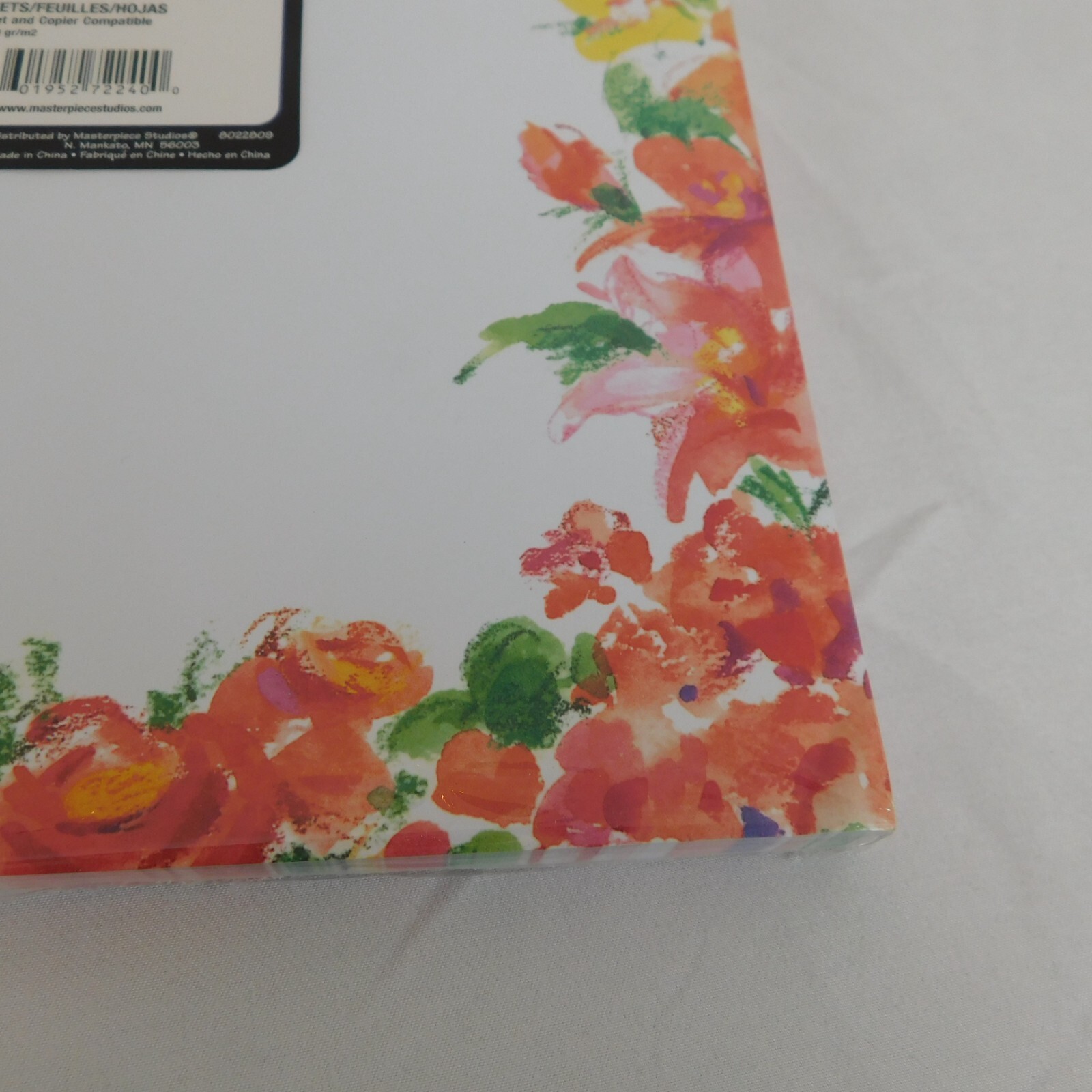 Bright Floral Letterhead 8.5 x 11 Great Papers 100 Sheets New in Package Printer