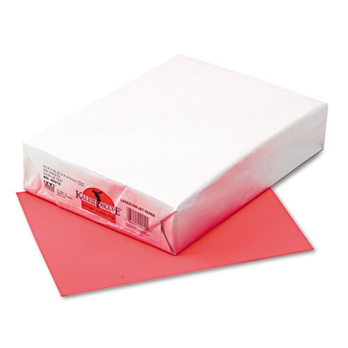 Pacon 102212 24 lbs. Kaleidoscope MP Colored Paper – Hyper Coral RD (500/RM) New
