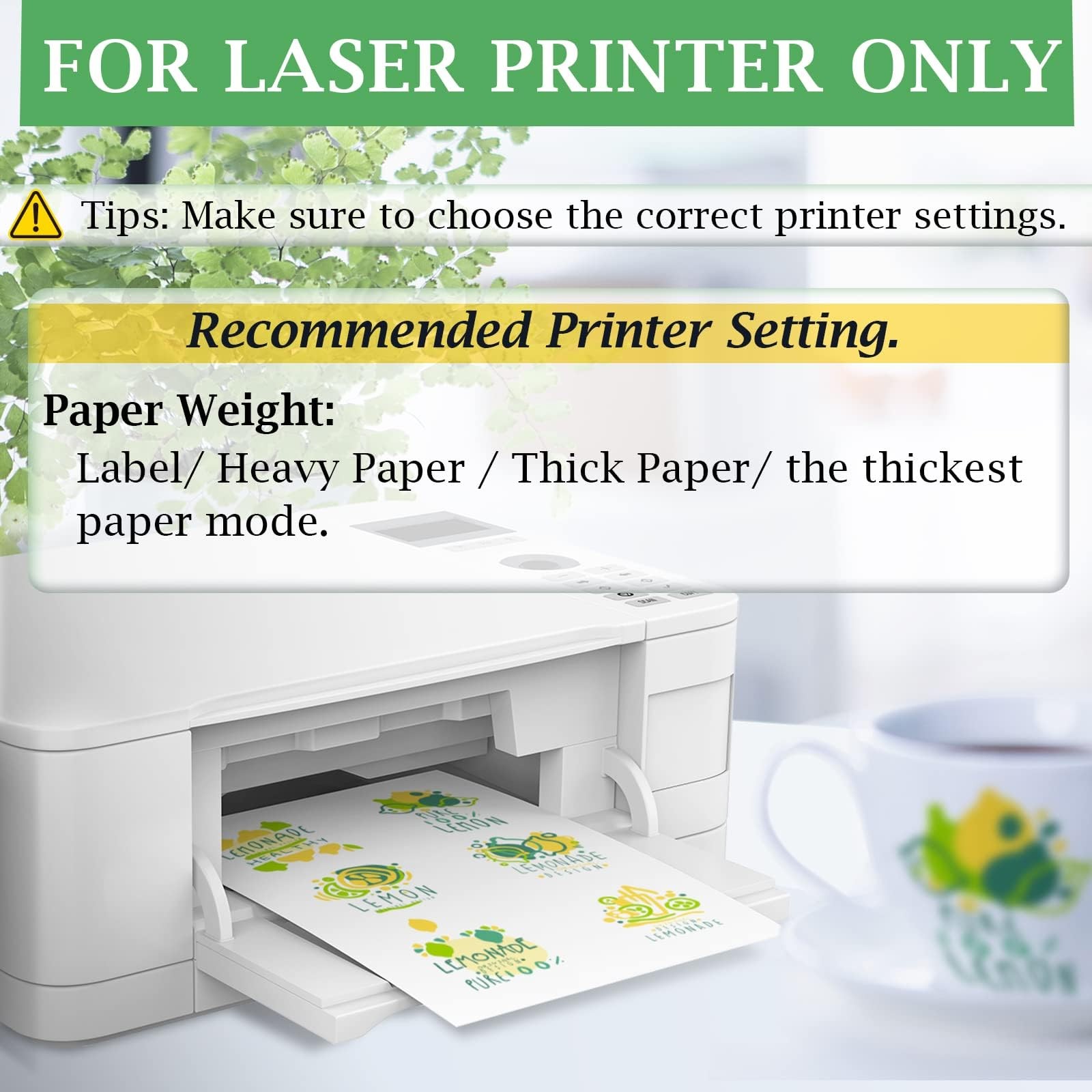 Koala Waterslide Decal for Laser Printer – Clear Transparent – 25 Sheets Prin…