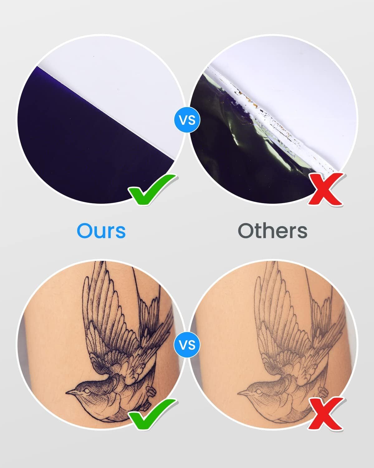 Tattoo Transfer Paper Stencil Carbon Thermal Tracing Hectograph Supplies Sheets