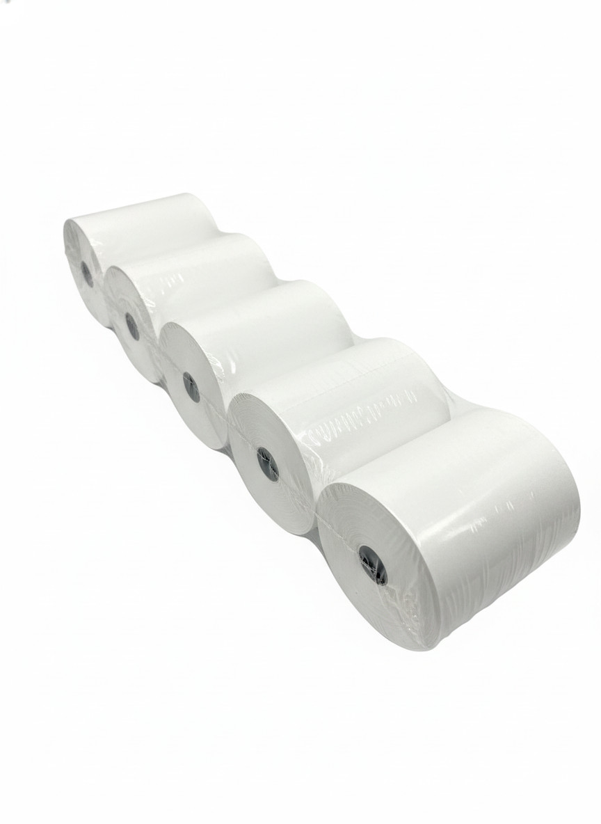 80mm (3-1/8″) WIDTH 58m (190′) LENGTH Thermal Paper 5 Rolls Pack Fits All POS