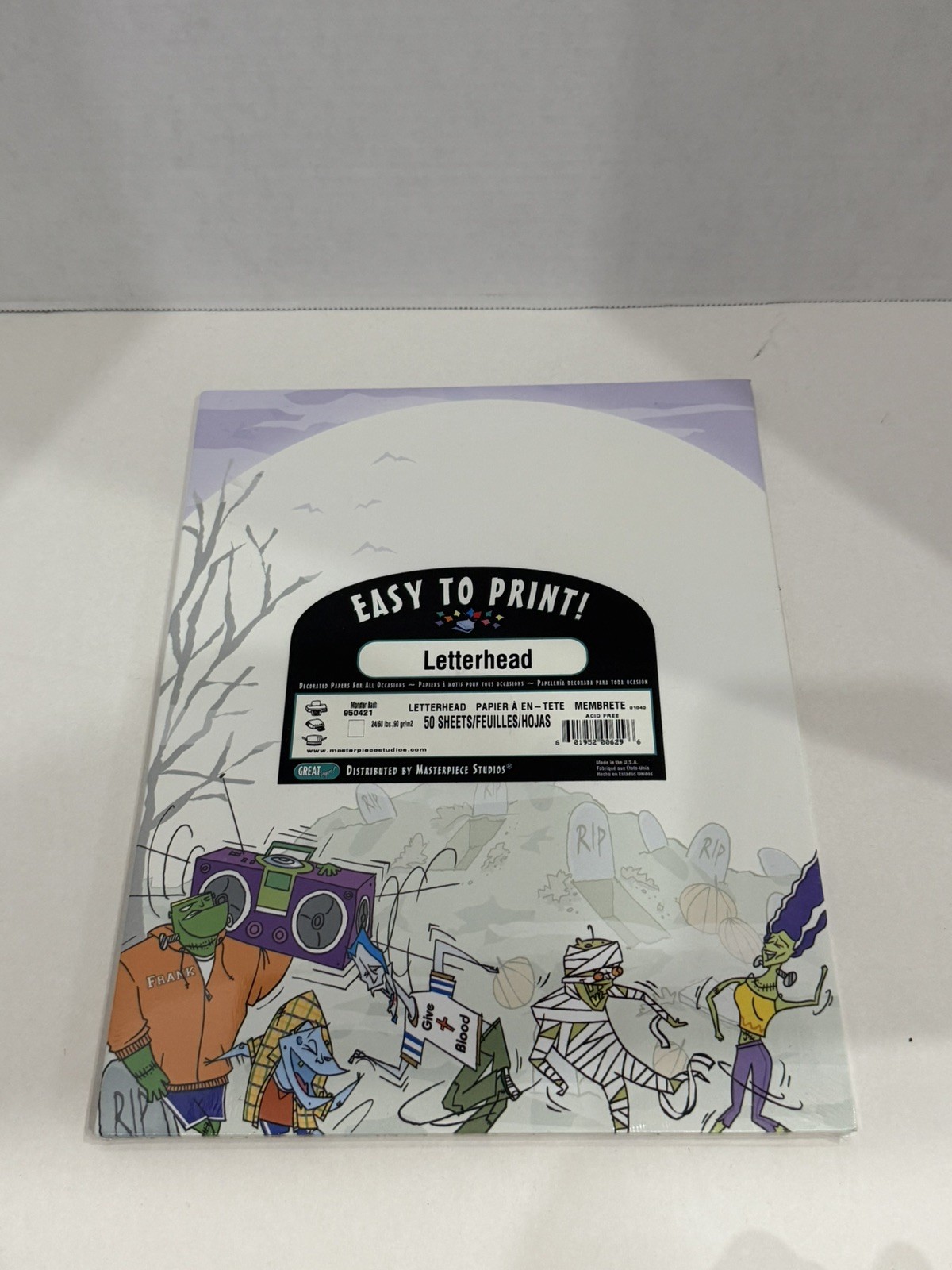 Letterhead Border Computer Printer Paper 150 Sheets 8.5″ x 11″ – Halloween