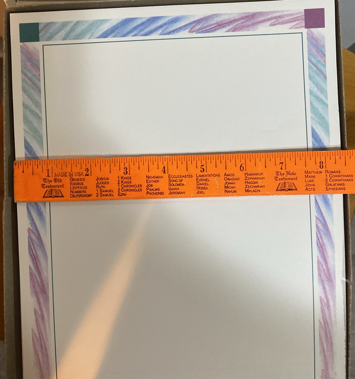 Vintage Paper 1980s Graphic Border Trim Printerthi 100 Pieces 11 Inch X 8.5 Inch