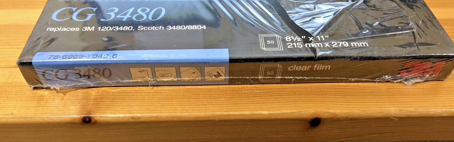 Vintage 3M Transparency Film for Ink Jet Printers CG3480 NEW SEALED