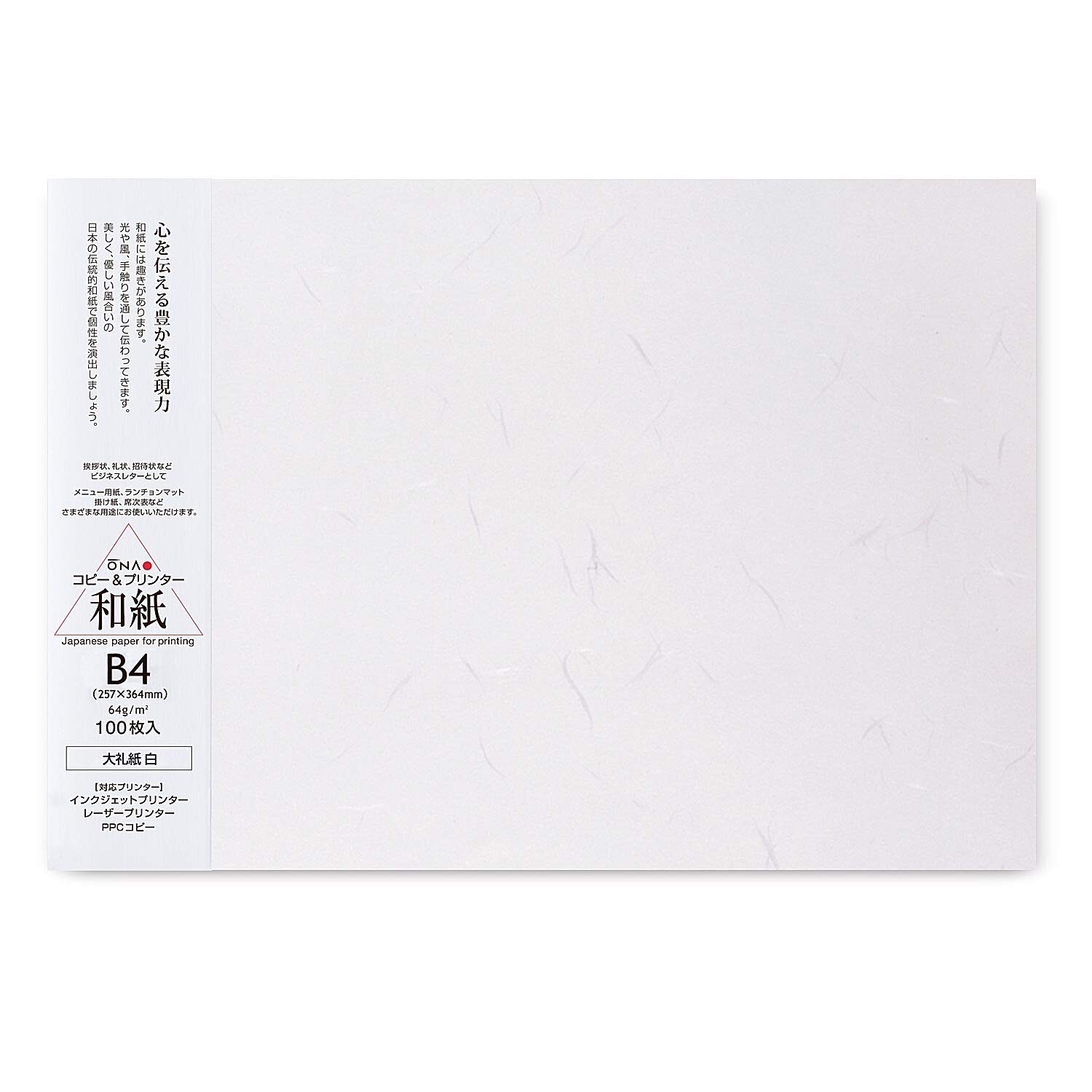 Washi Paper Printable B4 Printer Paper (100 Sheets), TAIREISHI Japanese Paper…