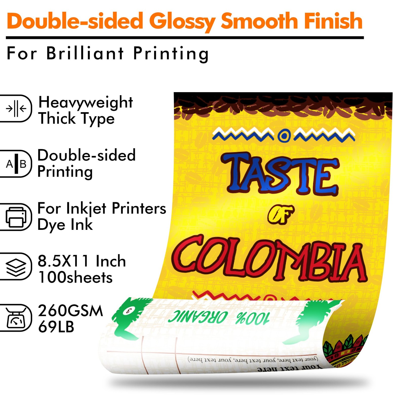 Koala Thick Photo Paper 8.5×11 Inches Heavyweight Double Sided High Glossy 10…