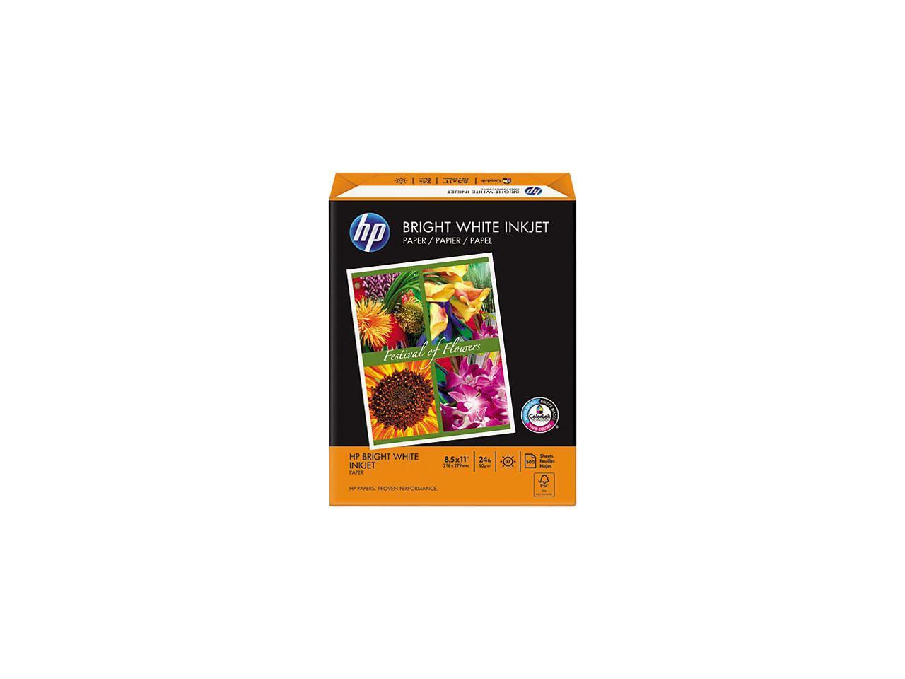 HP 20300-0 Bright White Inkjet Paper, 97 Brightness, 500 Sheets / Ream
