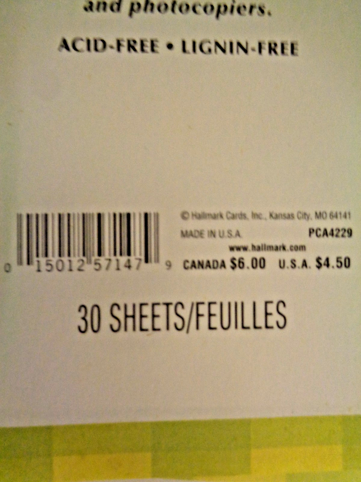 2 Pack of Hallmark Designed Paper for Ink Jet Printer Laser Photocopies Flowers