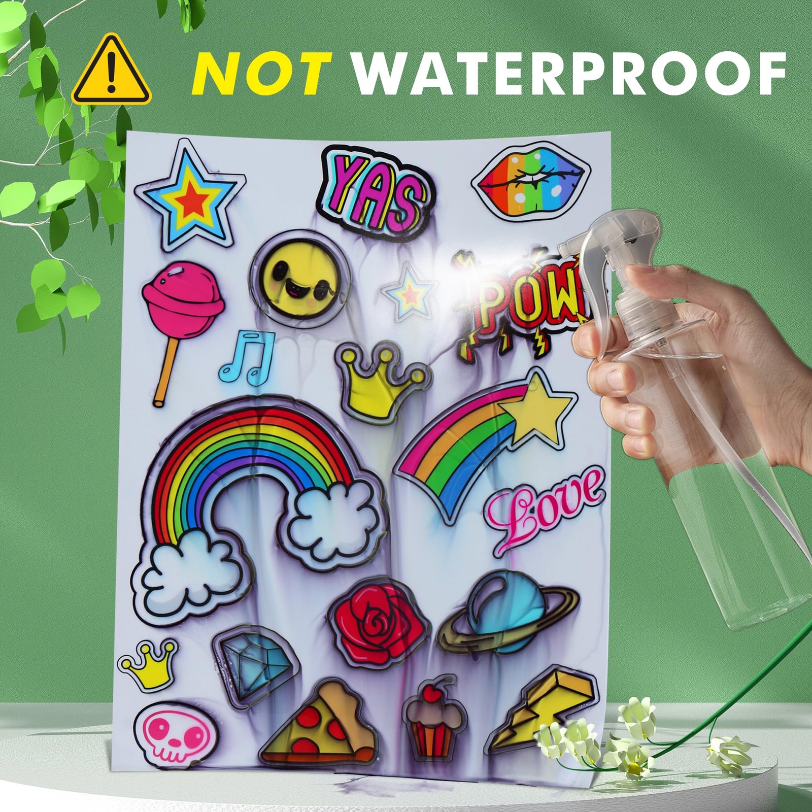 Koala Clear Sticker Paper for Inkjet Printers -Crystal Clear Non-Waterproof G…