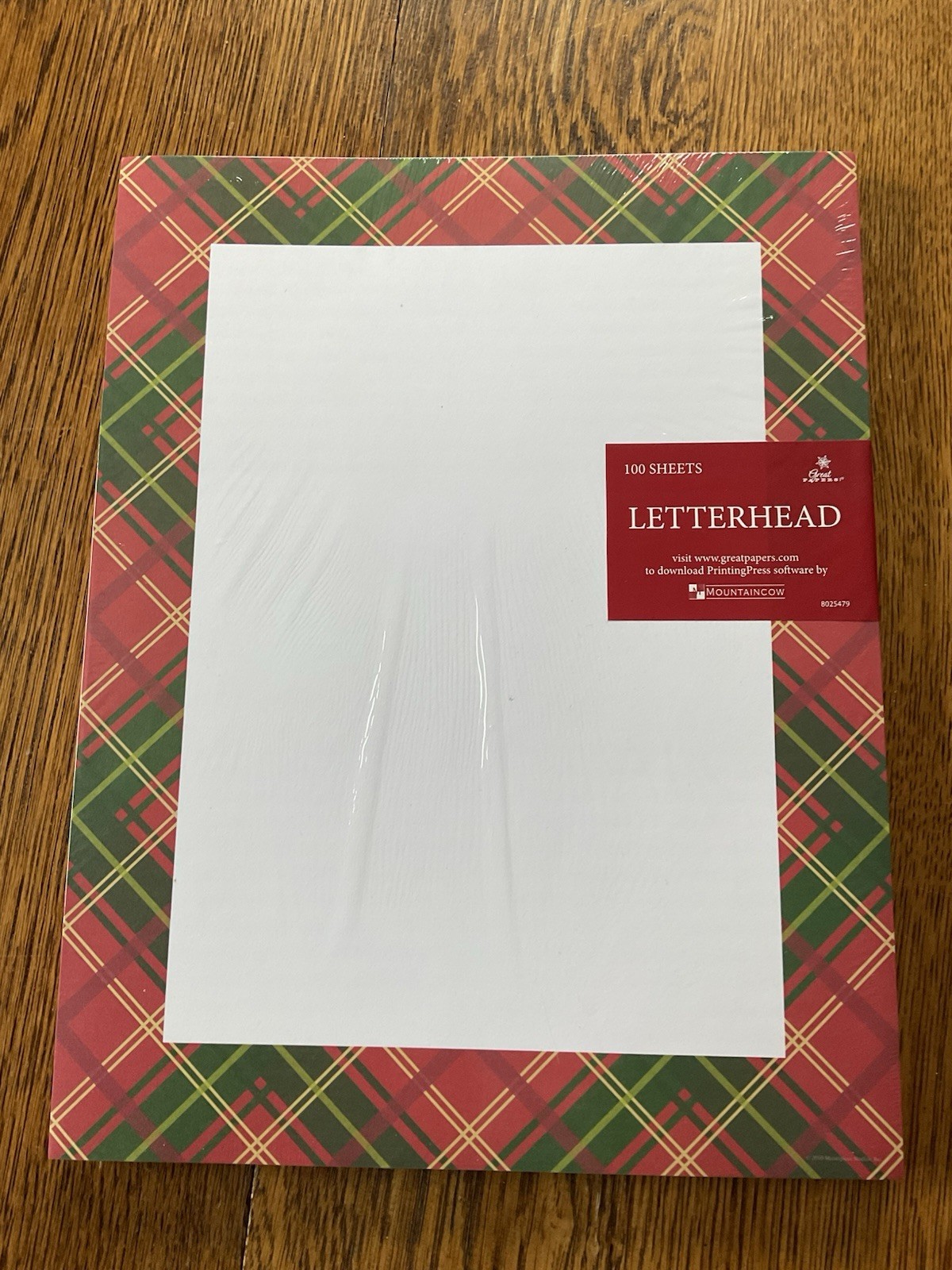 Letterhead Holiday Printer Paper Set of 2 100 Pages New Sealed