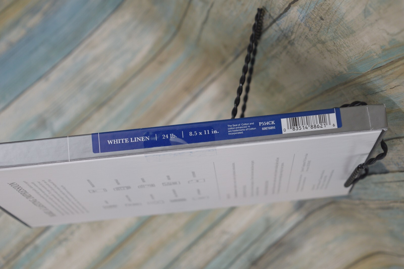 Southworth Fine Business Paper White Linin 100 Sheet 24lb Watermarked 25% Cotton