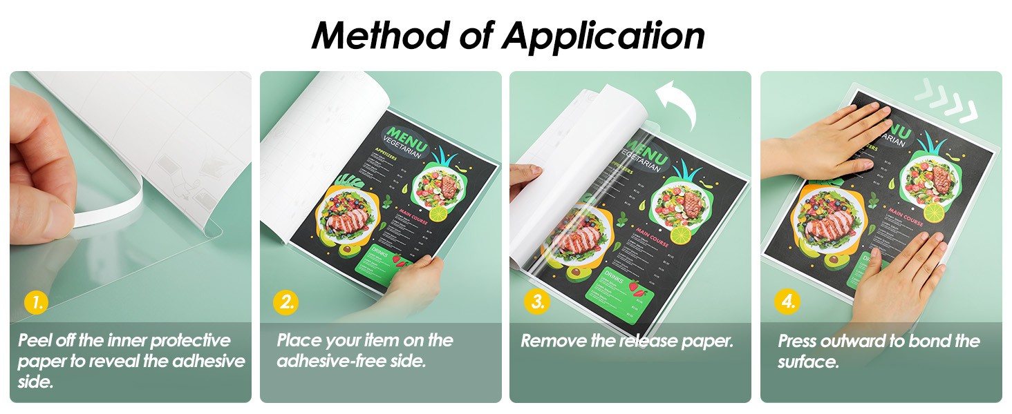 10 Pack Self Sealing Laminating Sheets 8.5 x 11, 10 Mil Thick Self Adhesive