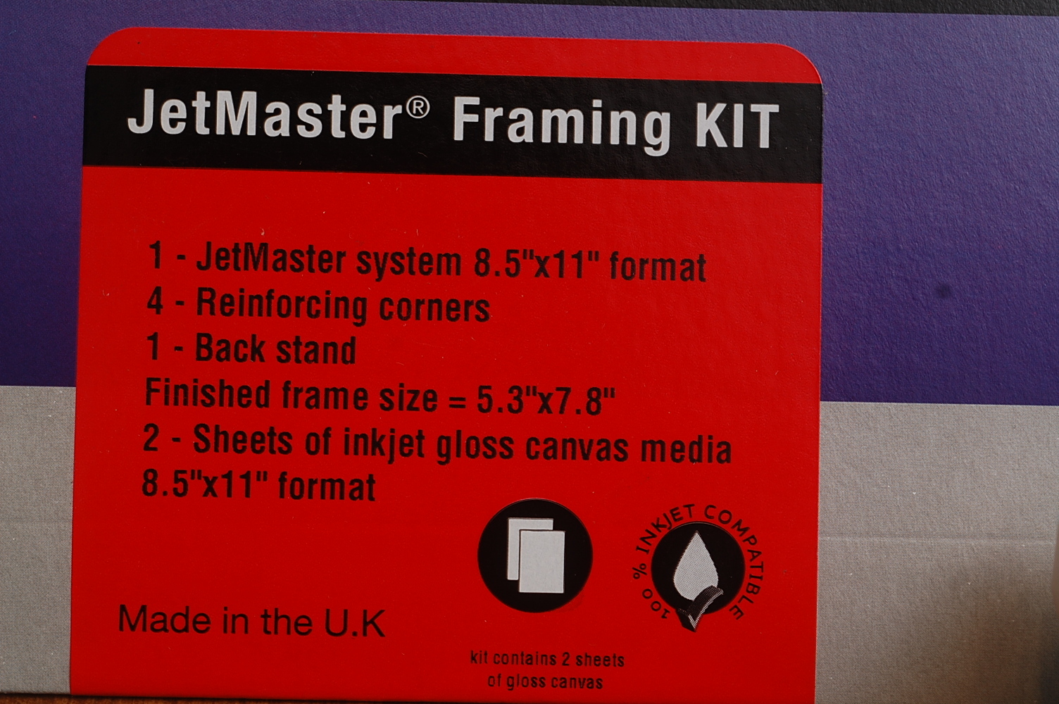 Canon Photo Fun Project Jetmaster Framing Kit