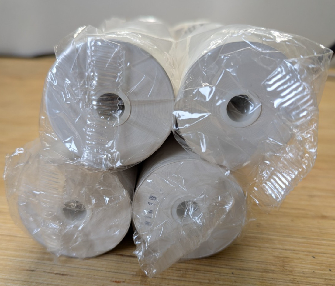 4 Rolls Standard Thermal Paper 8.5″ x 100′ Brother PocketJet LB3667 Printer