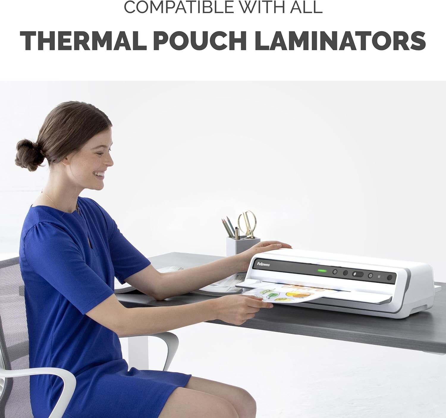 Thermal Laminating Sheets, 3mil Letter Size Pouches, 9 x 11.5, 200 Pack, Clear