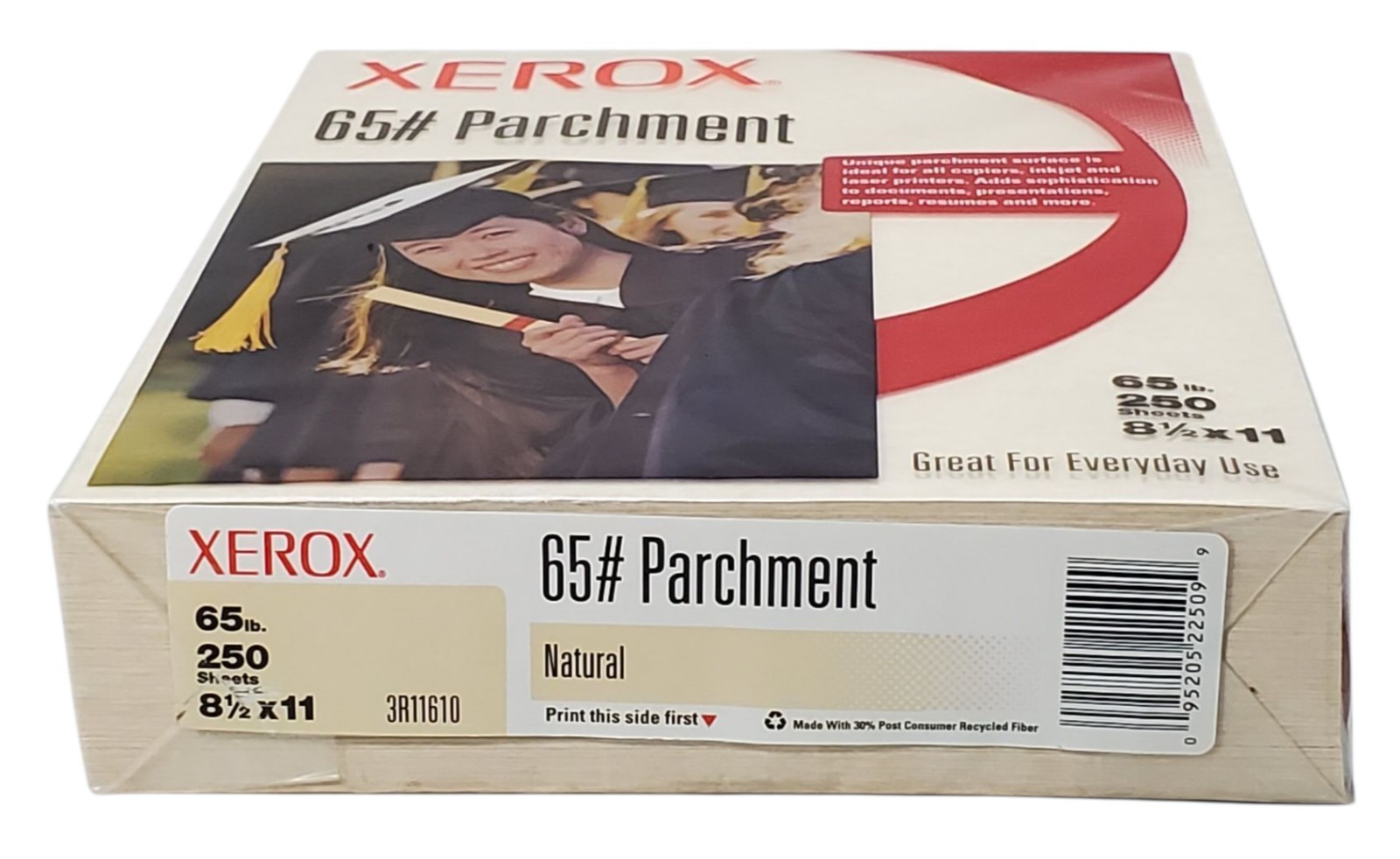 Xerox 65# Parchment Natural Copy Printer Paper 250 Sheets 8 1/2″ × 11″