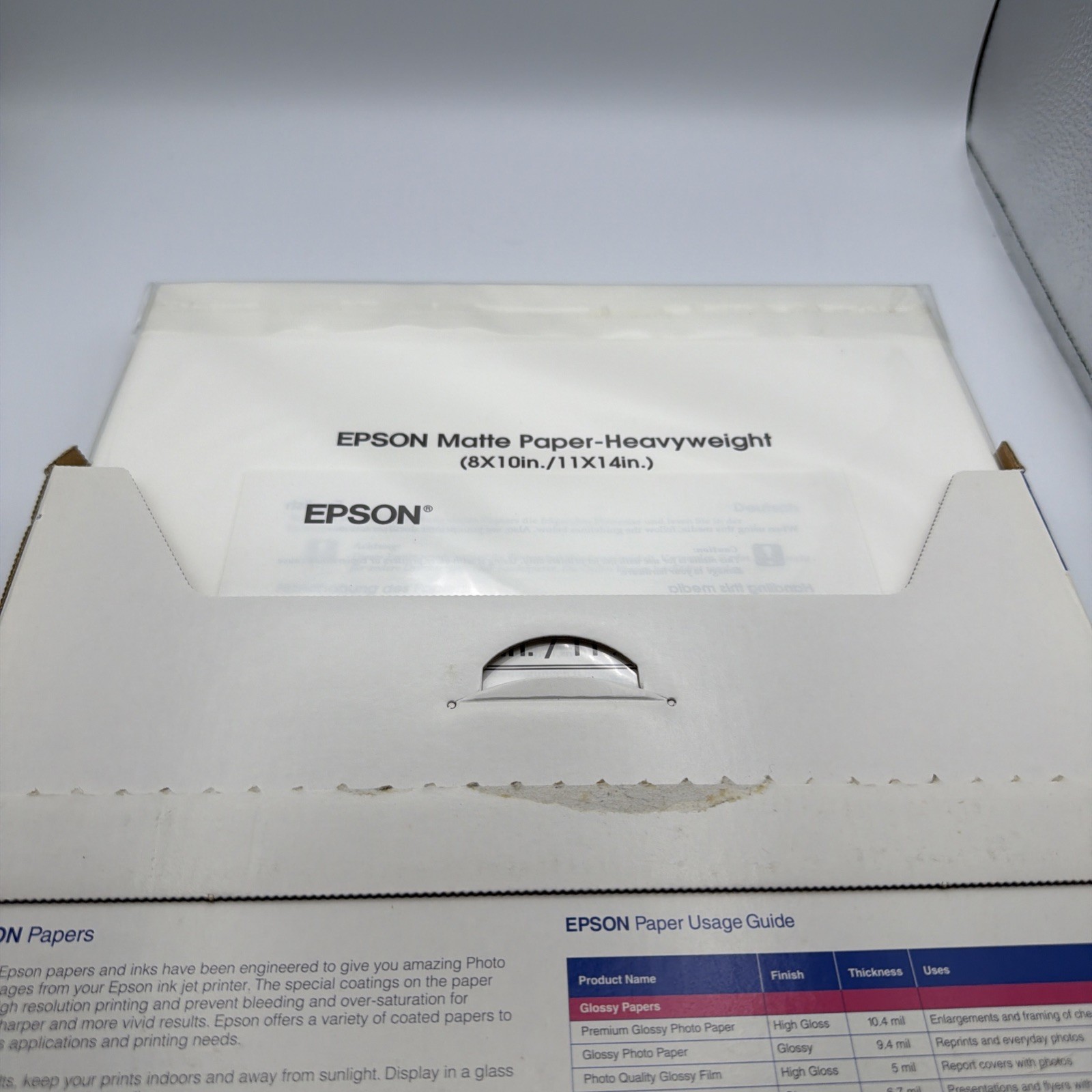 Epson Borderless 11×14 Matte Paper Heavyweight S041468