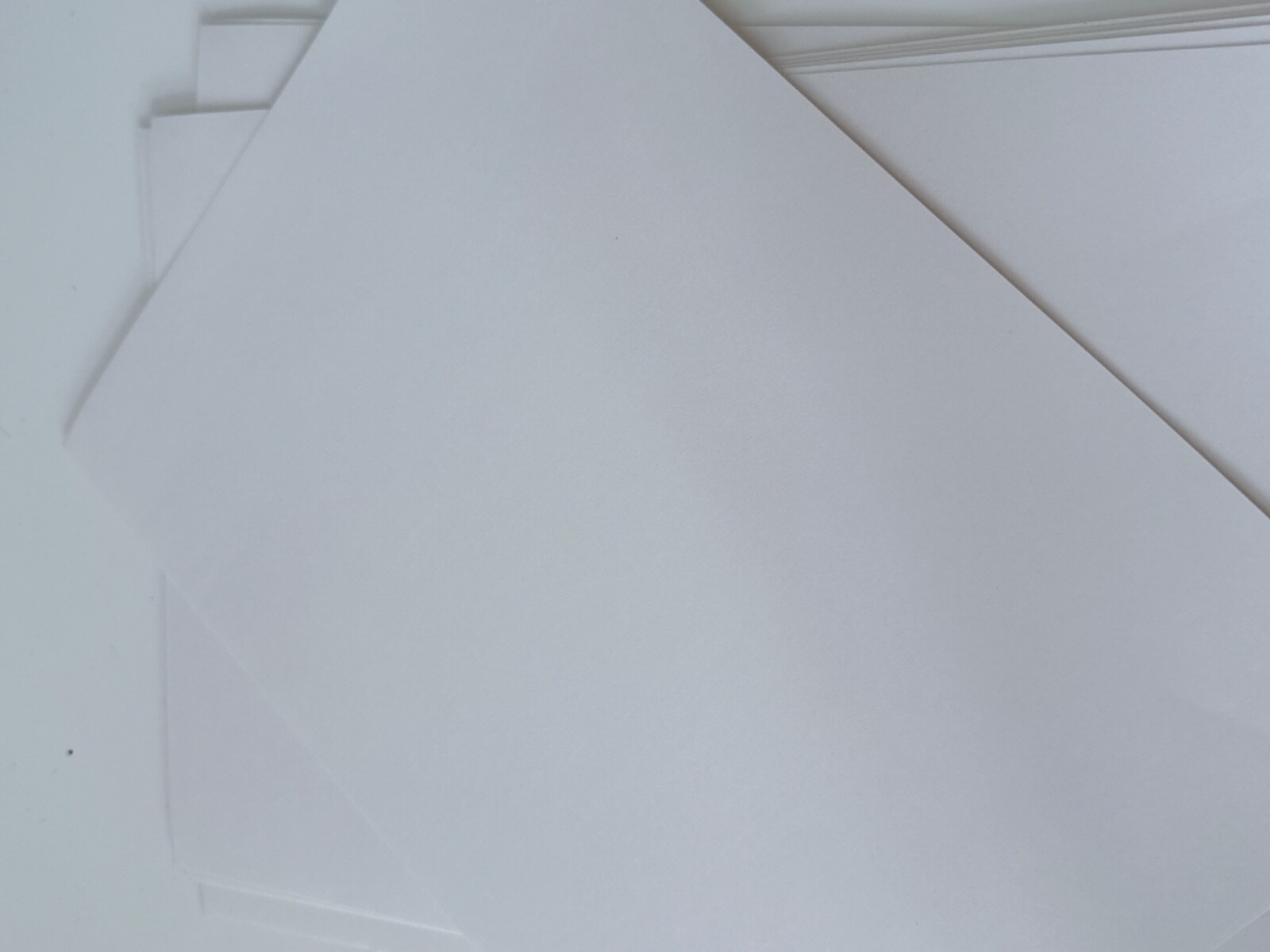 10x A4 Laser Inkjet Printing Printable White Matte Sticker Paper Self Adhesive