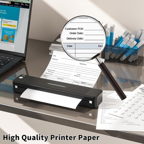 100 Sheets Thermal Printer Paper 8.5 X 11 Inch US Letter Size Thermal Paper lot