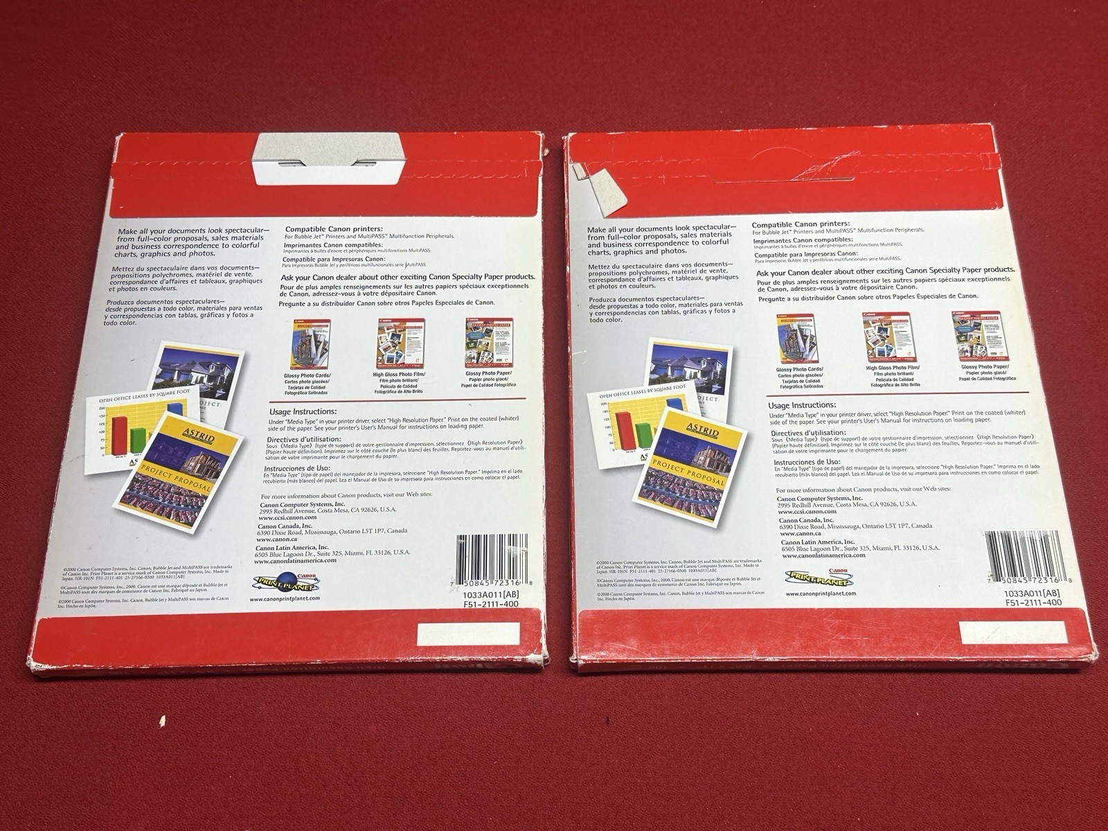 Canon HR-101 High Resolution Paper 8-1/2 x 11, White, 100 Sheets – FREE SHIPPING
