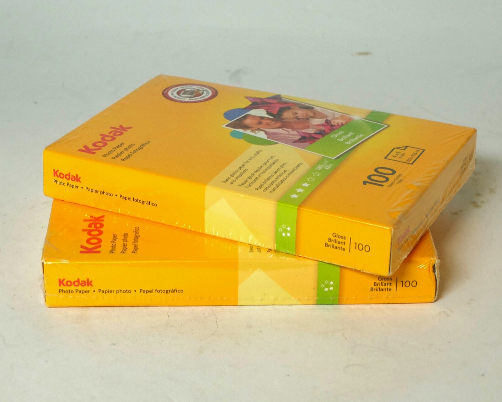 Kodak Photo Paper Basic Glossy Inkjet Paper 4″ x 6″ 100sh NEW SEALED