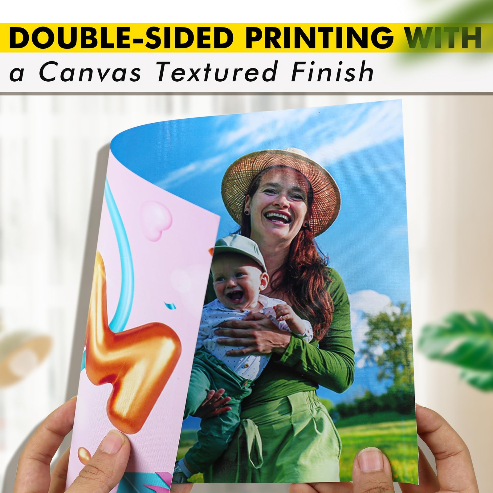 Koala Thick Canvas Textured Double-sided Printer Paper 8.5X11 69LB 50sheets 2…